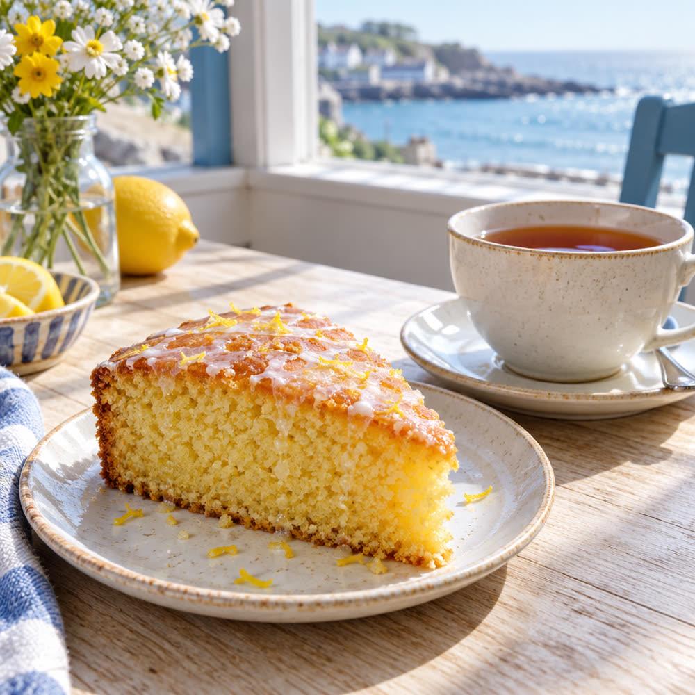 Lemon drizzle cake