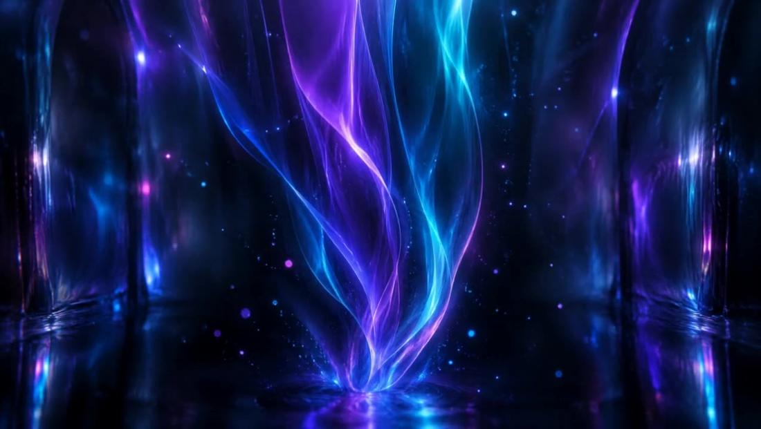 Light ribbons from the Northlight hero video